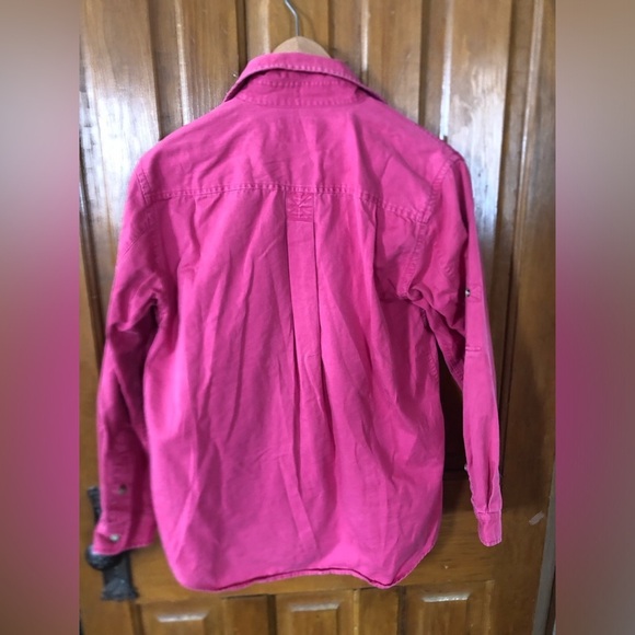 Vtg Cherokee Pink Button-Up Shirt - Picture 5 of 10